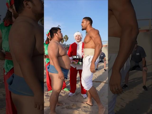 6’9 Giant VS Sumo Wrestler!