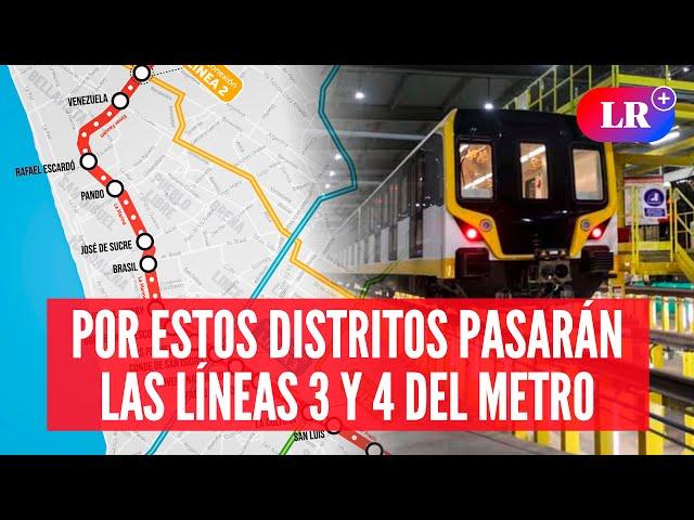 MTC presenta proyectos de las líneas 3 y 4 del METRO DE LIMA Y CALLAO: así serán | #NewsLR