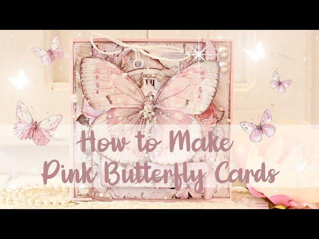 DIY Shabby Chic Butterfly Cards Preview