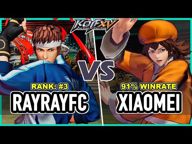 KOF XV  RayRayFc (O.Yashiro/Shingo/Rugal) vs Xiaomei (Krohnen/Meitenkun/Chizuru)  Steam