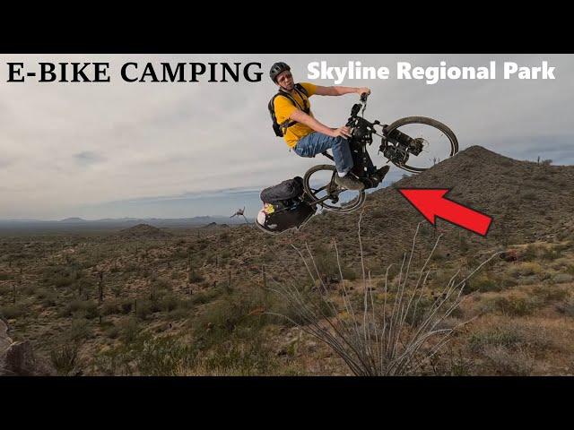 ‍️Desert E-Bike Camping Skyline Regional Park