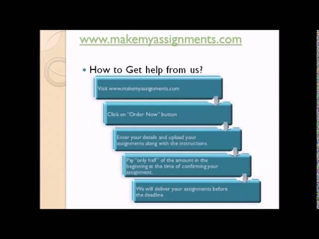 Welcome to Make My assignments