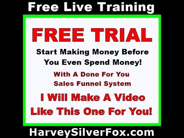 Harvey Silver Fox Says I'll Make FREE Video Like This One | Work At Home Training Leads Review