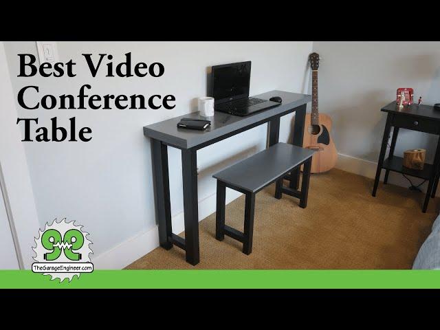 Stealth Video Conference Table for the Home or Office   The Garage Engineer