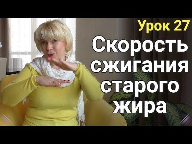 Скорость сжигания жира при Похудении. ЕЛЕНА СТЕПАНОВА. ( Урок 27 )