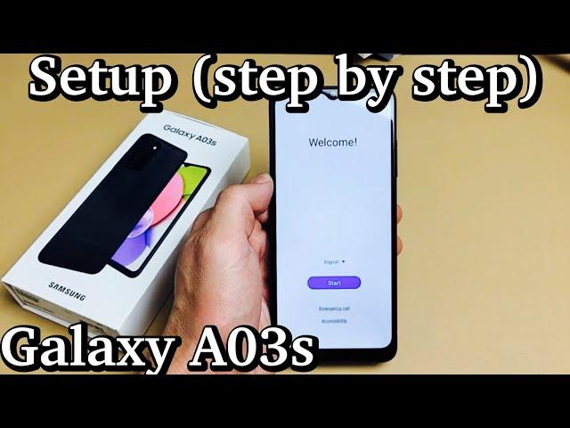 Galaxy A03s: How to Setup (Step by Step for Beginners)