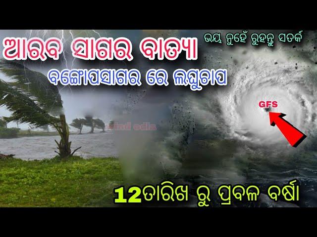 cyclone threat in two seas, Heavy rain and wind is likely in various districts of Odisha