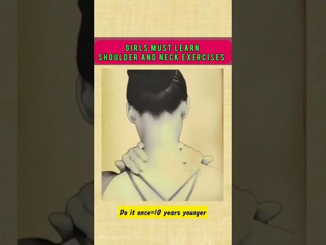 neck massage you will look 10 years younger