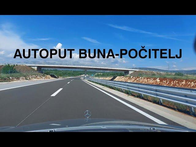 Prva Vožnja Na Dionici autoputa Buna Počitelj. Prilazne ceste u Čapljini.