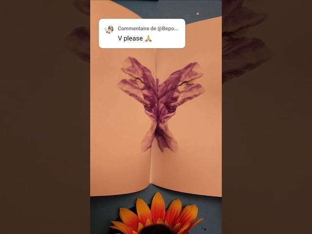 Satisfying creative painting with letter V! #painting #shorts #trending #art #paint