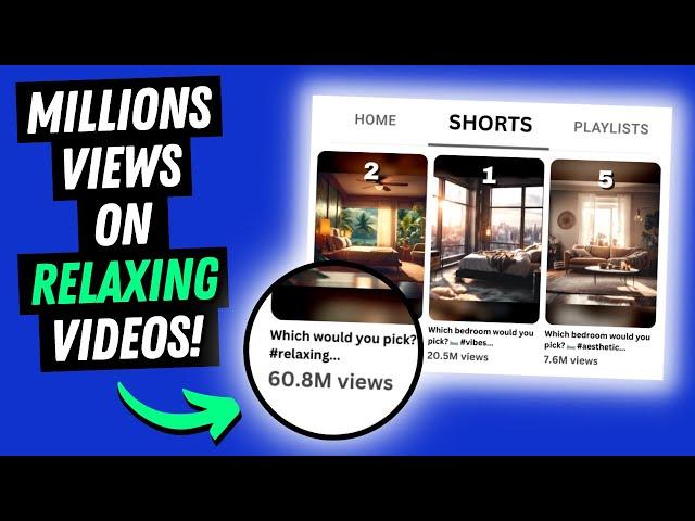 How to Create VIRAL Relaxing Videos in 1 Minute for MILLIONS of Views