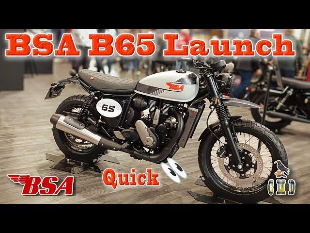 Blinder or Blunder? | B65 Scrambler Launch | Can BSA Re-imagine the B44 Victor?