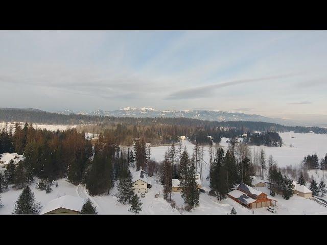 Snow over Sandpoint, ID