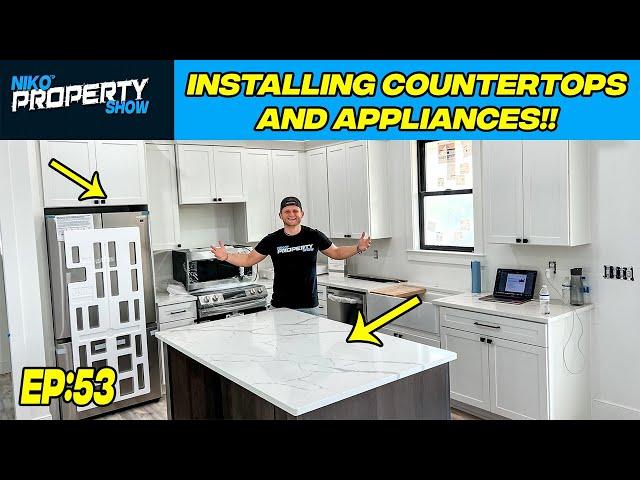 Installing Countertops and Appliances | Building A $350,000 Custom House | EP 53