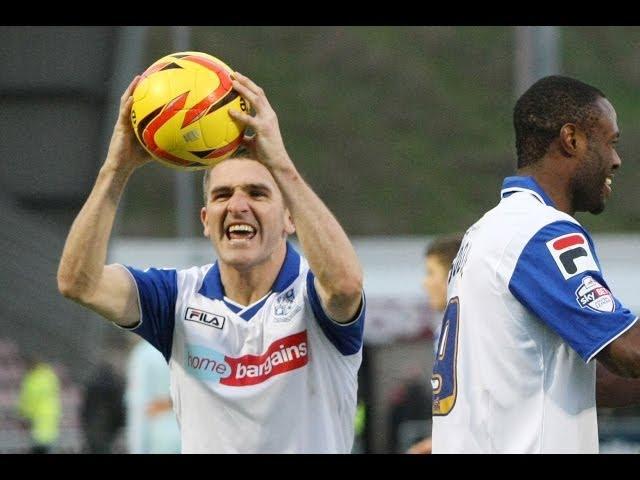 Hat-trick! Ryan Lowe's fantastic goals for Tranmere v Coventry