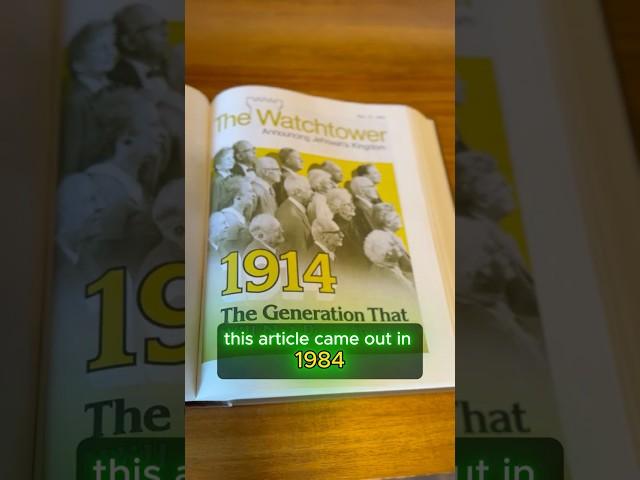 The 1984 Watchtower Prophecy That FAILED — I Just Got the Original! #jehovahswitness #exjw