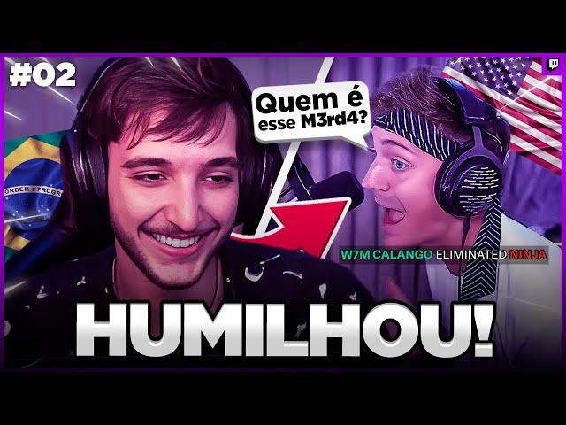 VEZES Que Streamers BRASILEIROS HUMILHARAM Streamers GRINGOS! (parte 2)- MELHORES CLIPES DA TWITCH