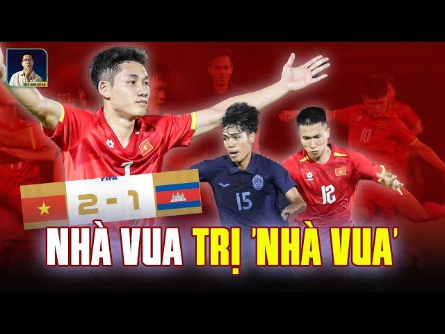 VIỆT NAM 2-1 CAMPUCHIA: ĐIỂM NHẤN SIÊU PHẨM CỦA HAI LONG, MỘT LẦN NỮA NGẢ MŨ VỚI THẦY KIM!