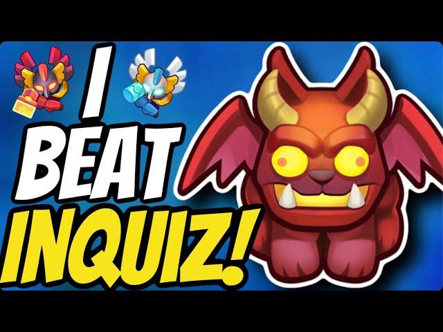 GARGOYLE IS BACK!! TAKING DOWN INQUIZ!! | In Rush Royale!