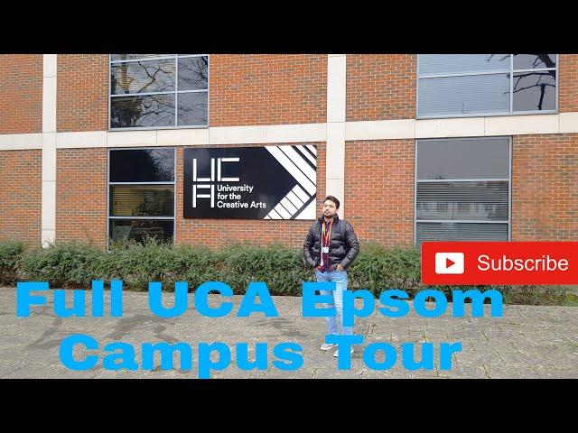 University for the creative arts full Epsom campus tour