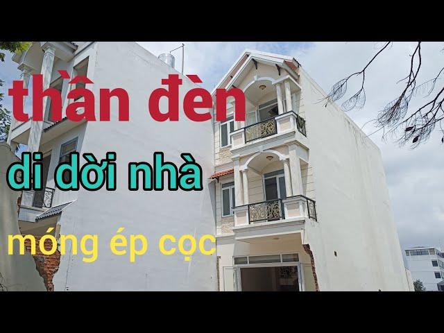 Thần đèn Thiên Lộc di dời nhà móng ép cọc sang vị trí mới ở TP HCM