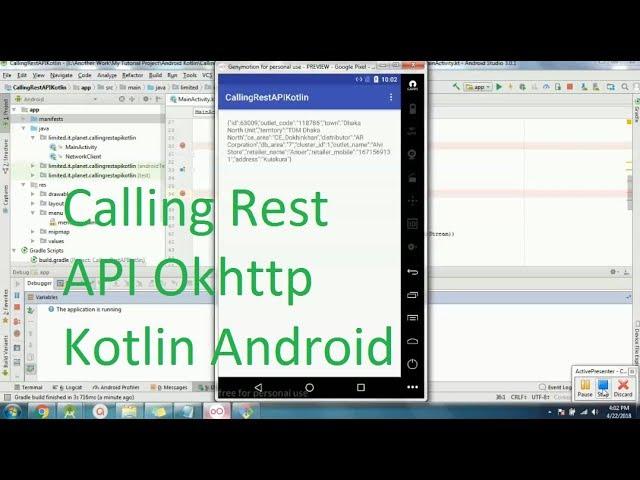 Request Rest API with okhttp on Kotlin in android studio 3.0.1