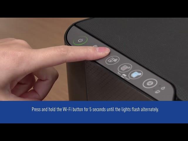 How to connect your Epson EcoTank Printer L3250 to a Personal Computer using Wi Fi
