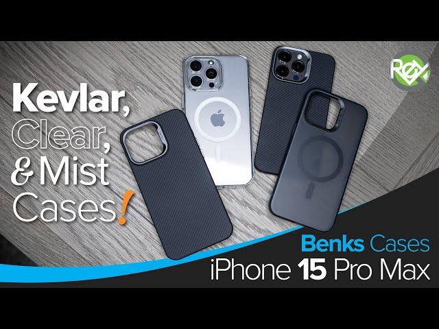 Benks Kevlar and More Cases for iPhone 15 Pro Max!