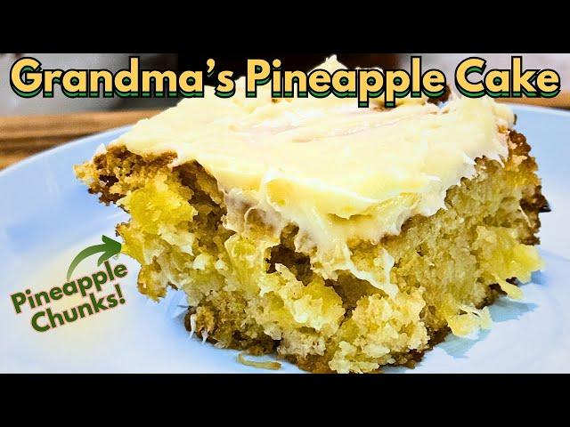 How to Make a Pineapple Cake Just Like Grandma’s | Soft, Sweet & Easy!