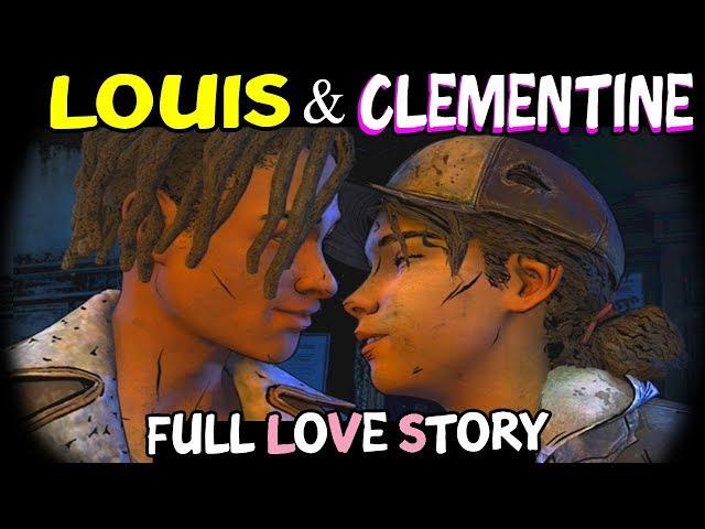 Louis & Clementine (FULL LOVE STORY) The Walking Dead The Final Season All Episodes - Louis Romance