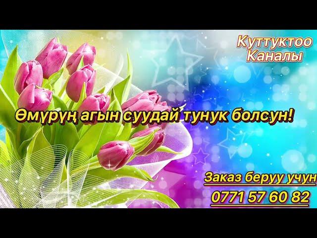 Куттуктоо Видеолорду кабыл алабыз!Озвучка менен Ватсап 0771 57 60 82