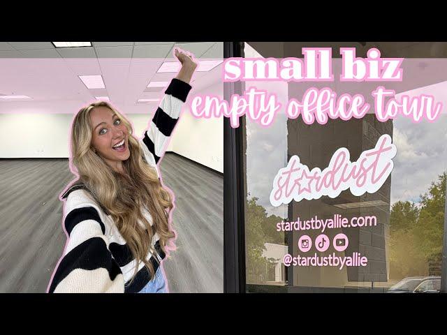 MY NEW SMALL BUSINESS OFFICE! EMPTY OFFICE TOUR