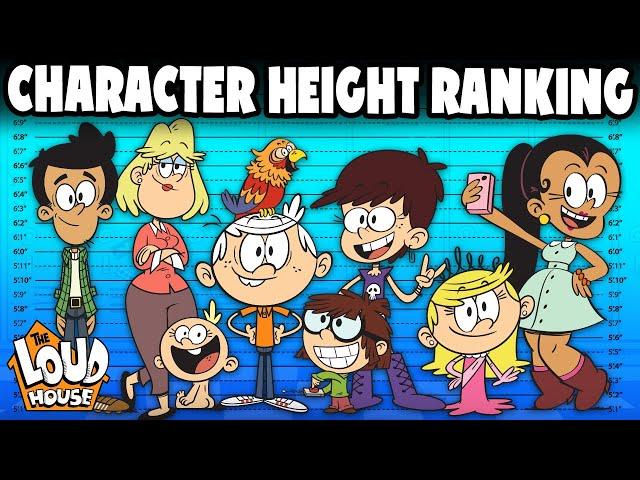 Ranking Loud House and Casagrandes Characters by HEIGHT!  | The Loud House