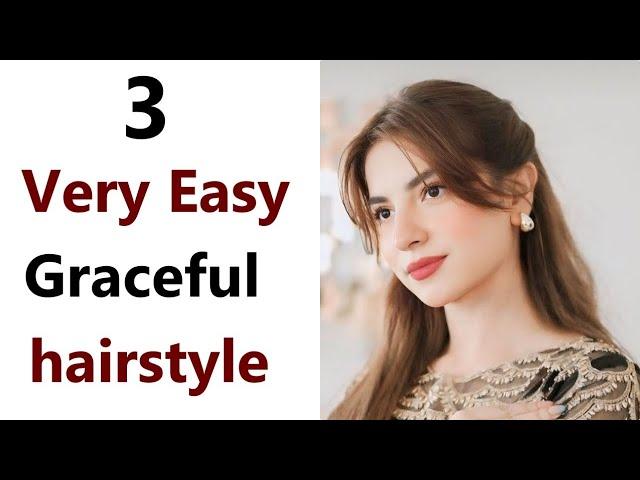 3Very Easy Hairstyle - Easy hairstyle for girls | simple hairstyle | hairstyles