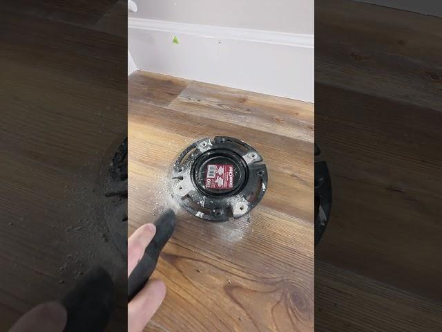 Roughing in a toilet flange like a boss  #plumber #plumbing  #construction #diy #contractor