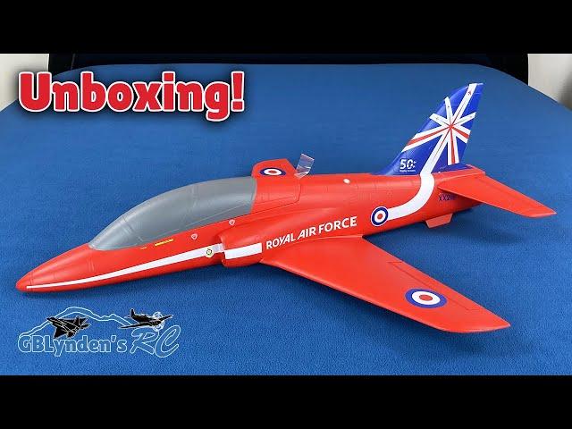 Arrows RC BAe Hawk 50mm EDF Jet Unboxing, Radio Setup, & Review