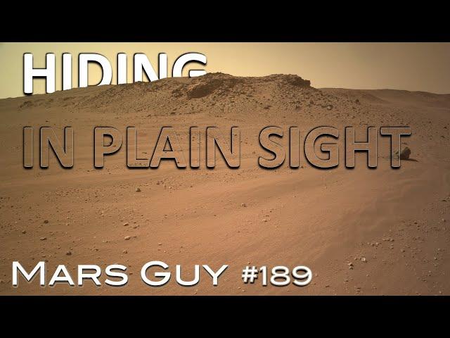 The disappearing Mars crater