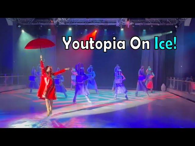 Watching the Youtopia On Ice Show on the Utopia of the Seas!