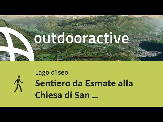 Escursione in Lago d'Iseo: Sentiero da Esmate alla Chiesa di San Defendente