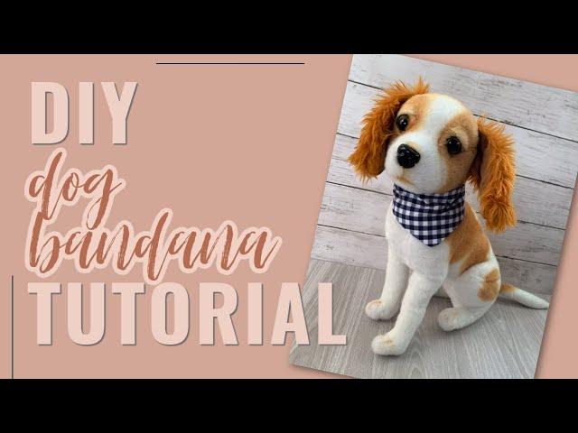 DIY Made-To-Measure Over-The-Collar Dog Bandana Tutorial