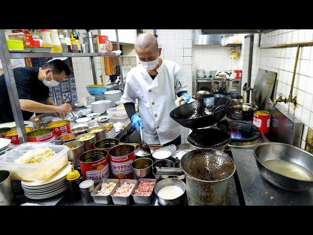 Egg Fried Rice | Wok Skills in Japan | Bulk Preparations! | Beatiful Wok Performance | Chinese Food