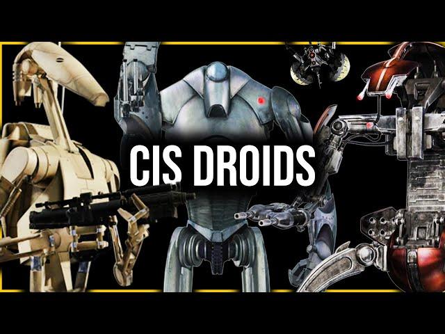 Ultimate CIS Droids Compilation (over 100 types with timestamps)