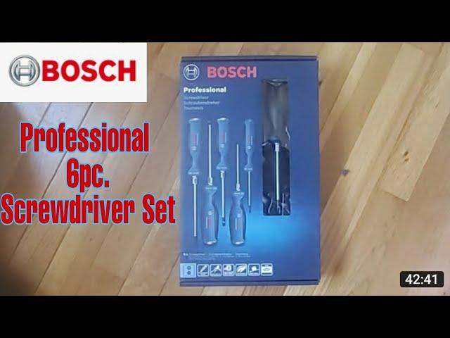 Bosch Professional 6pc. Screwdriver Set ..*New