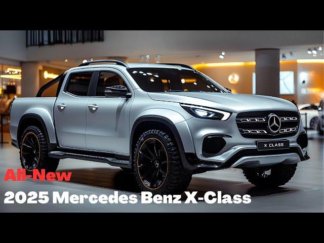 All New 2025 Mercedes Benz X Class First Look - Wild Pickup Design and Performance!