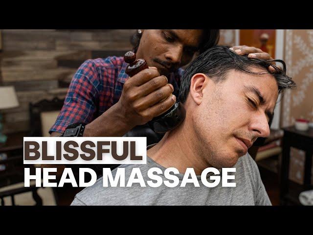 SATISFYING Head and Neck ASMR Indian Massage from Master Cracker!