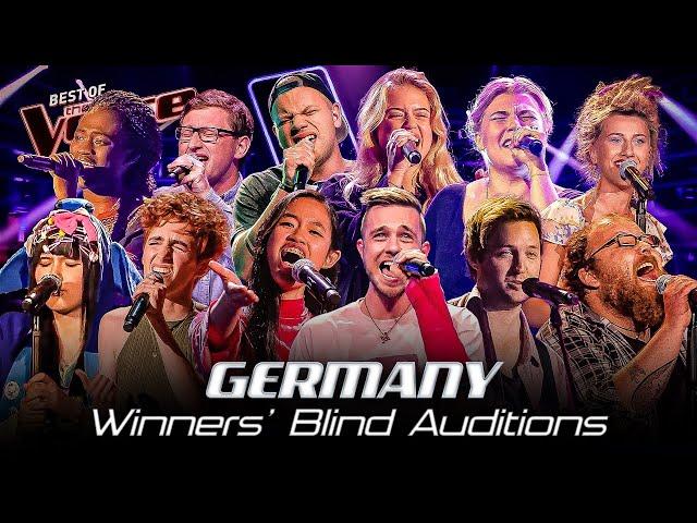 Blind Auditions of every WINNER of The Voice of Germany 