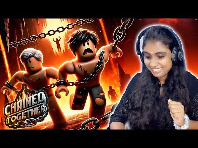 CHAINED TOGETHER in ROBLOX - Trying to escape from world biggest volcano  | Jeni Gaming 2.0