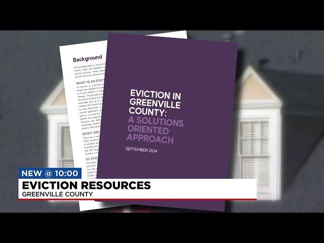 New report shows the impact of evictions in Greenville County, as advocates eye solutions