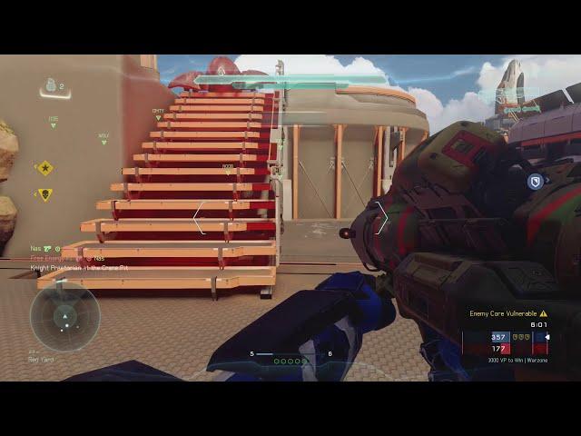 Halo 5 - 12v12 Warzone on Escape From A.R.C.