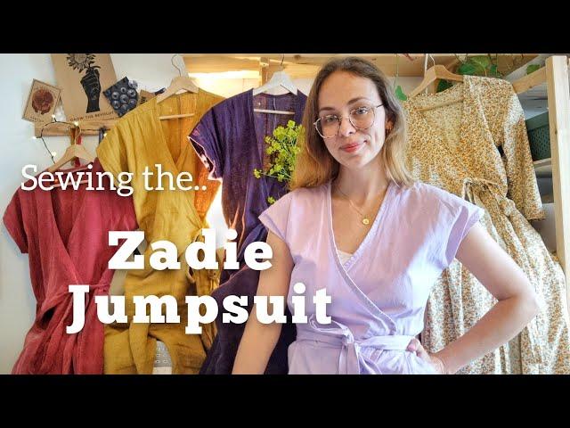 Sewing the Zadie Jumpsuit pattern by Paper Theory - plus the mods/hacks I made 